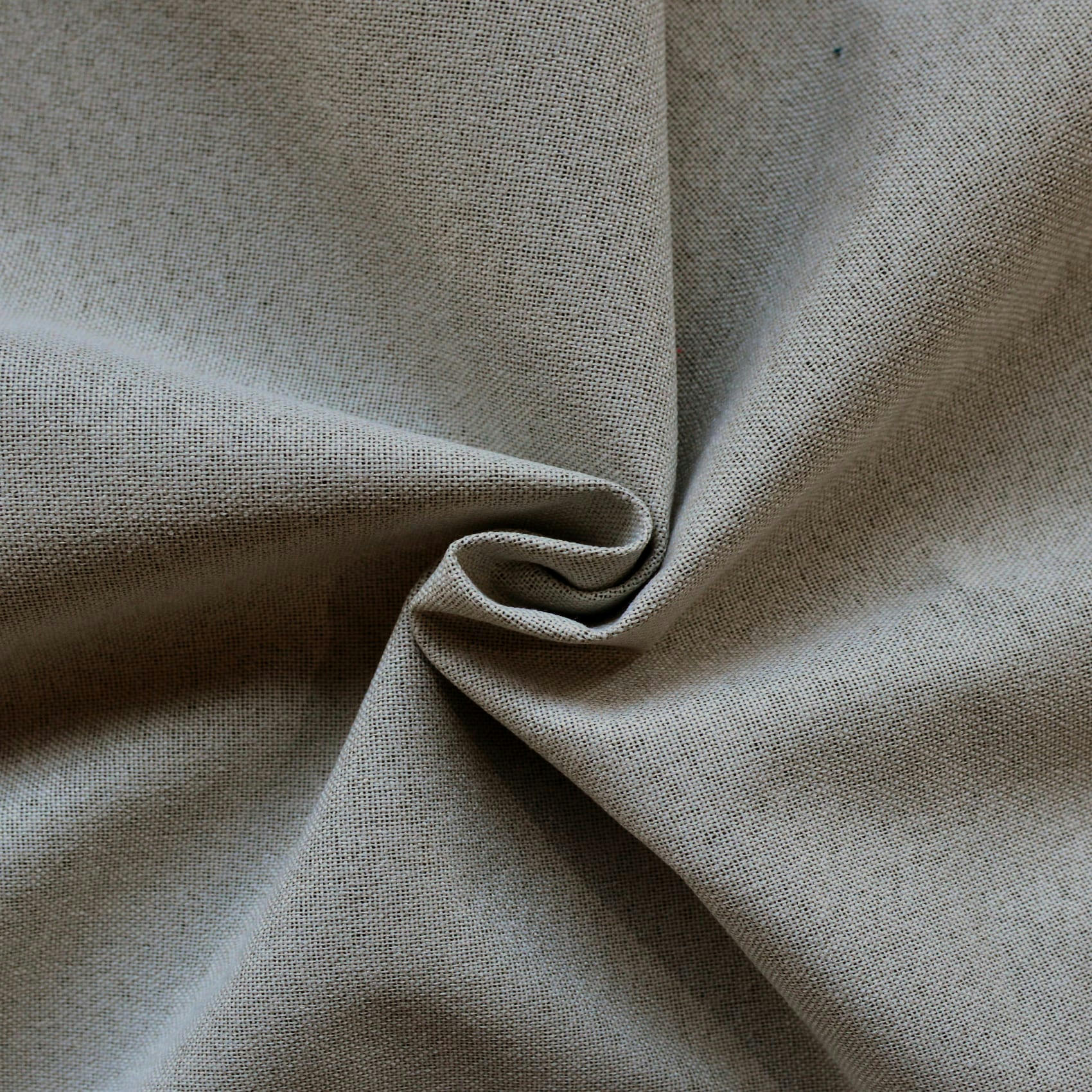 - Rideau d'ameublement occultant double face polyester taupe 135x260 cm