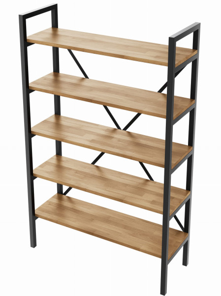 Regał Medium Industrial Loft na książki D5 160x60x30 cm