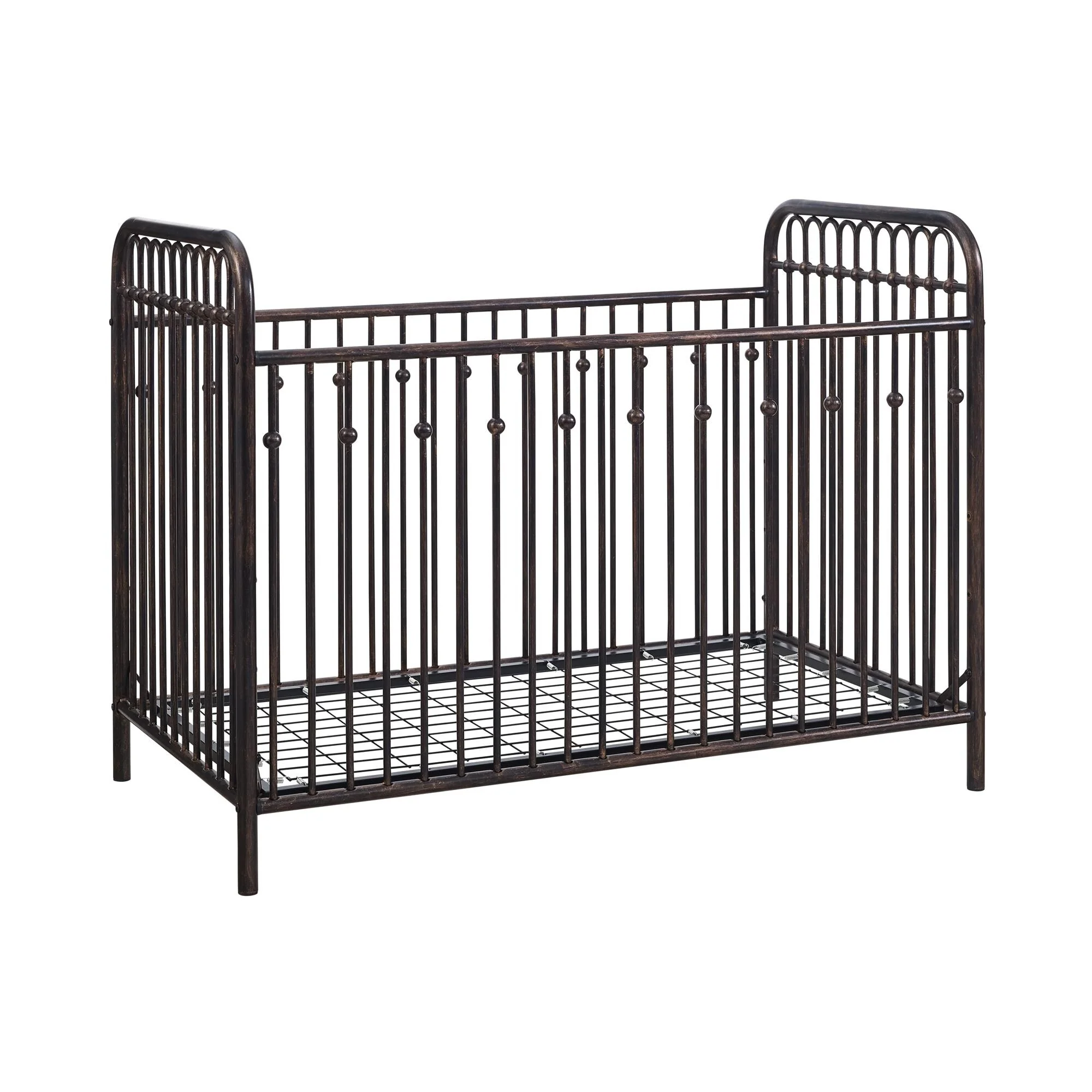 Little Seeds Monarch Hill Ivy Metal Crib - N/A