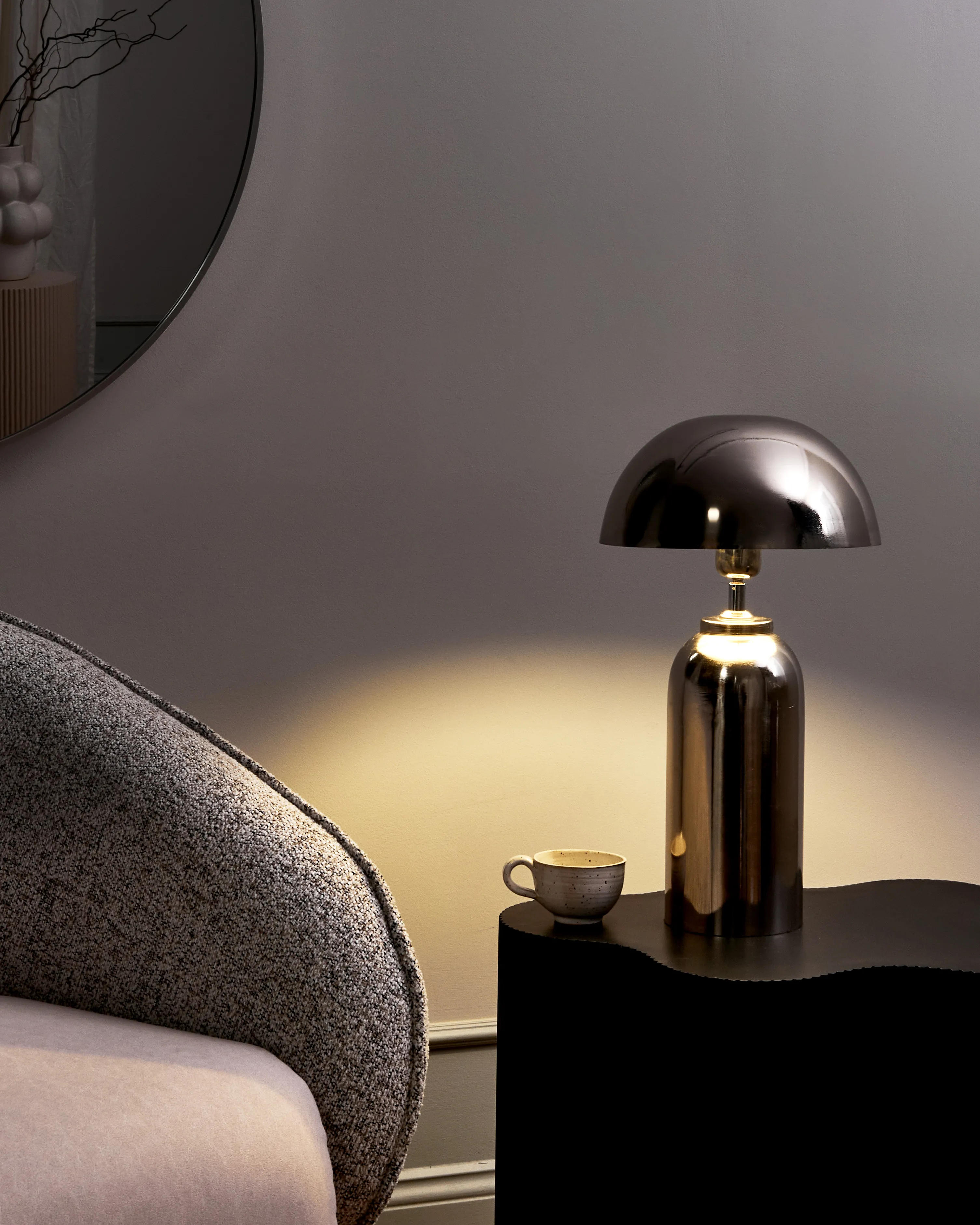 Table Lamp JALANGI Metal Silver