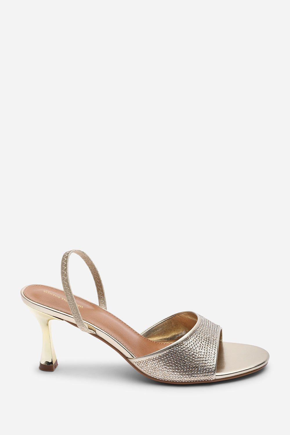 Where's That From Harmony Open Toe Mid Heel Sandal with Sling back