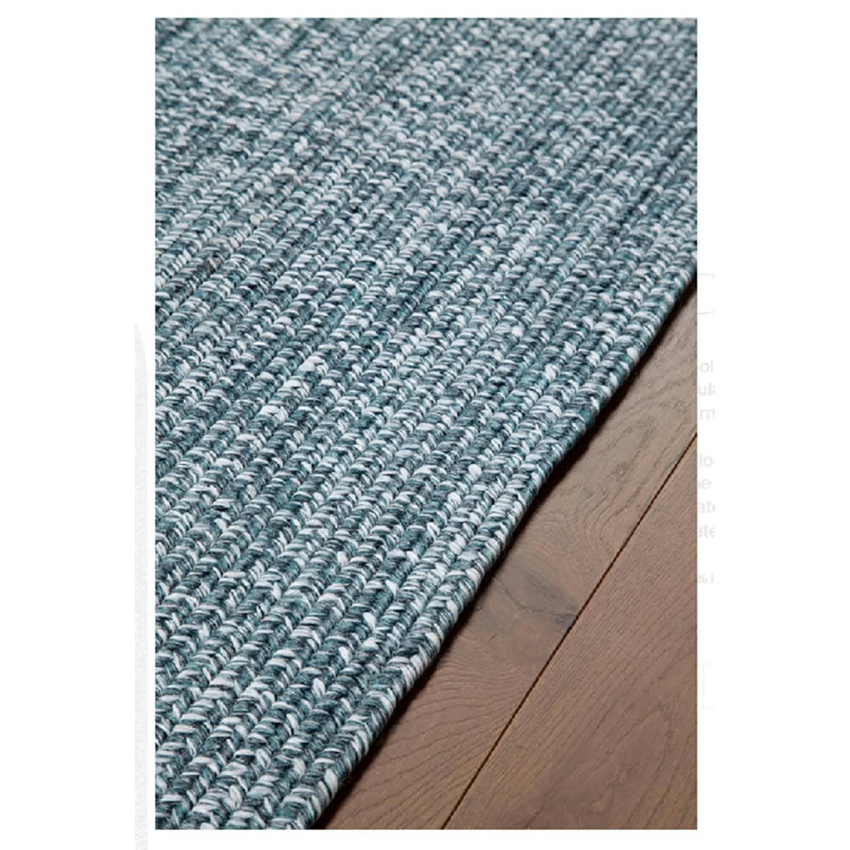 JUTY - Tapis en jute bleu ciel 200x300 cm