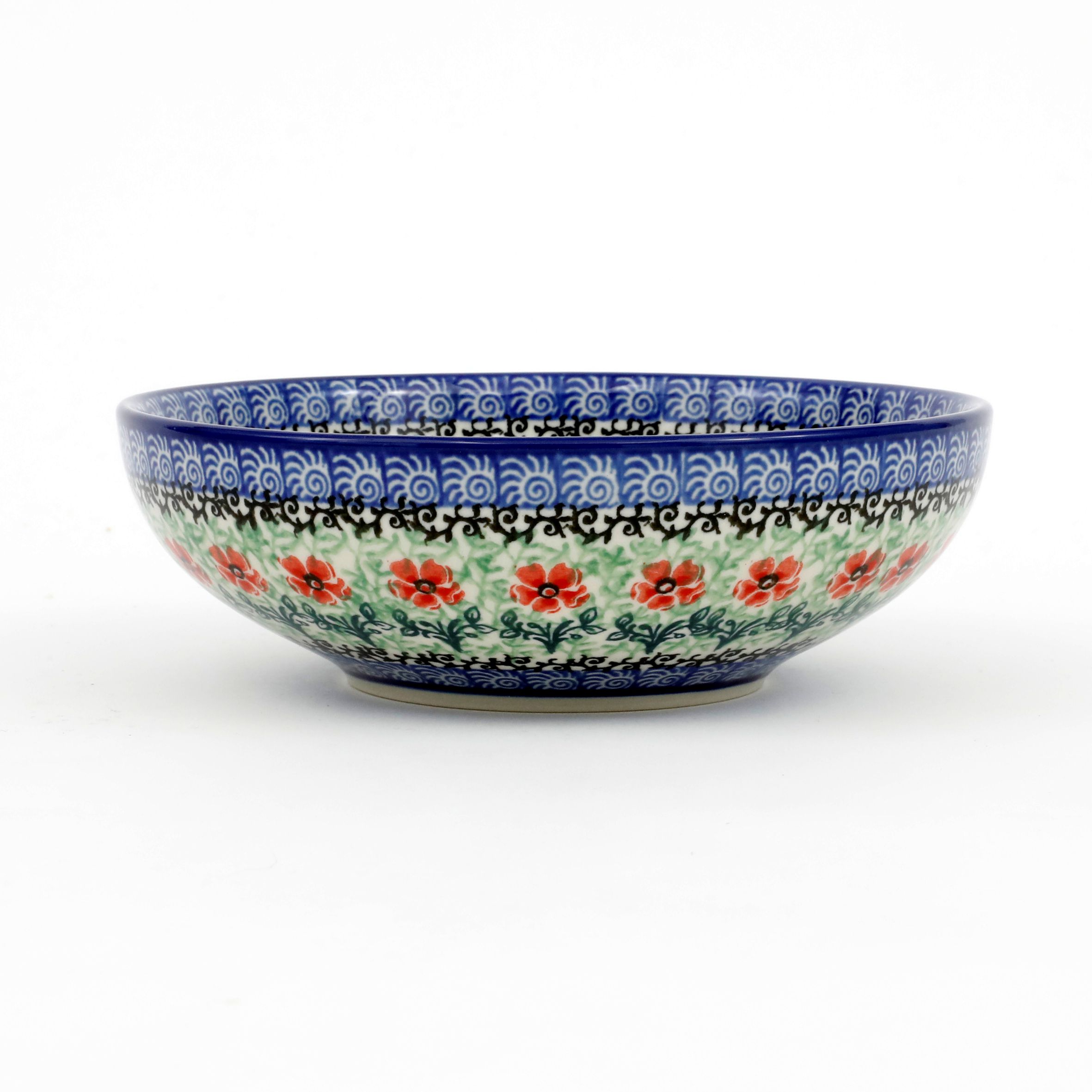 Miska ceramiczna B90 0,5l  1916X Czerwone kwiatuszki