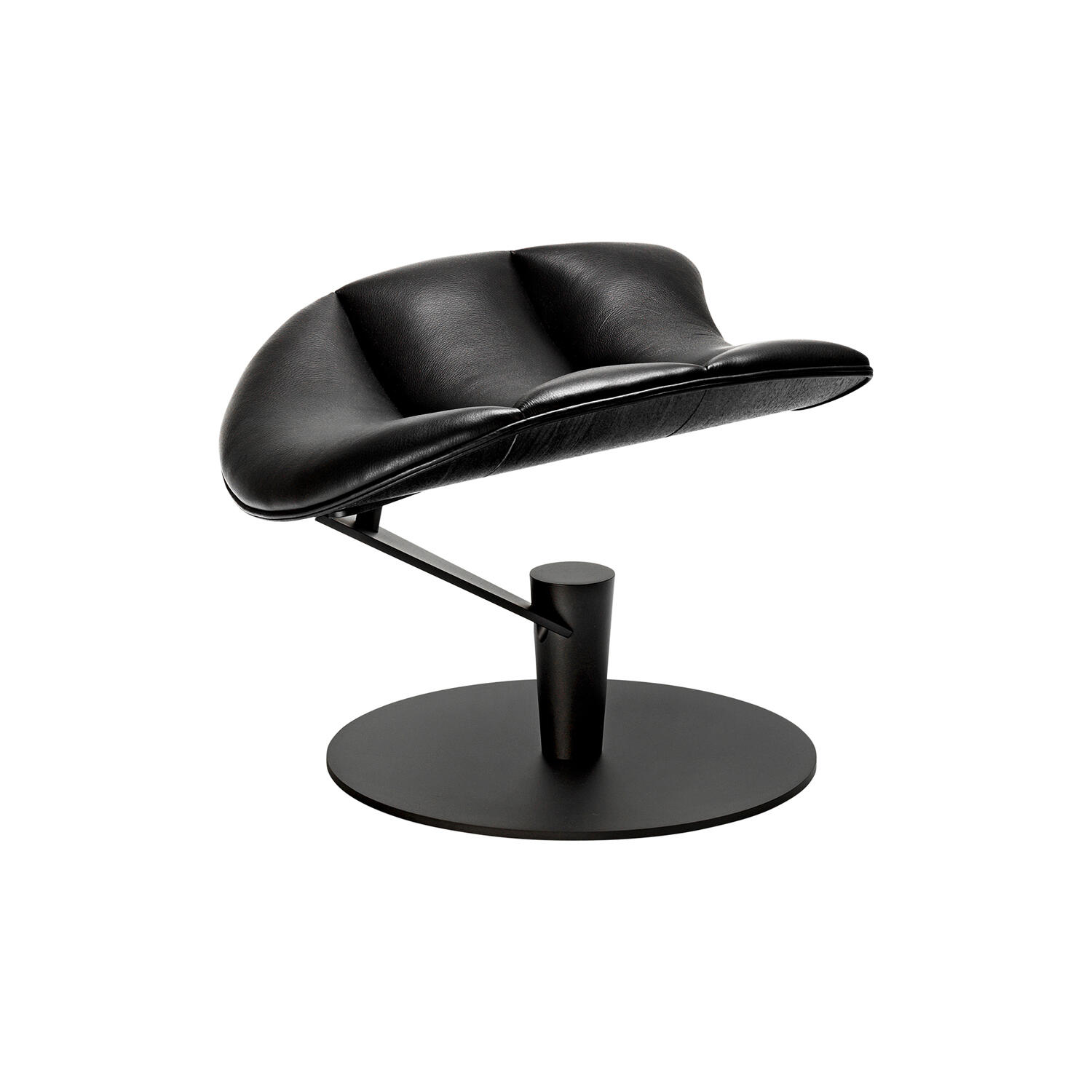 Lobster Footstool, sort eg/sort