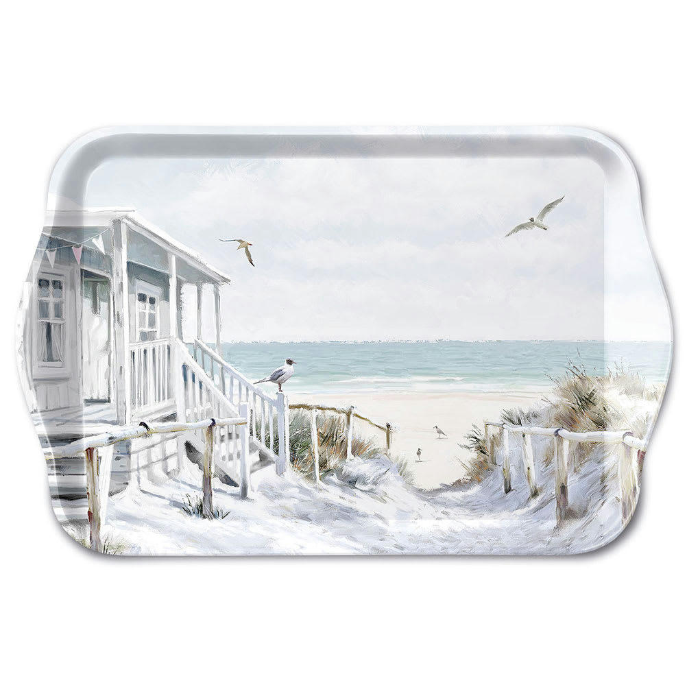 CABANE DE PLAGE - Mini plateau rectangulaire 20,5x13,5cm