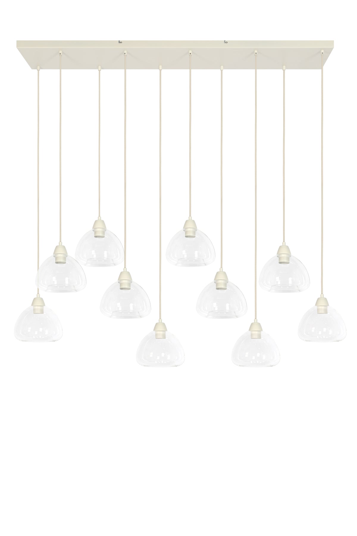 Light & Living hanglamp BISHO - wit - 120x19x14cm