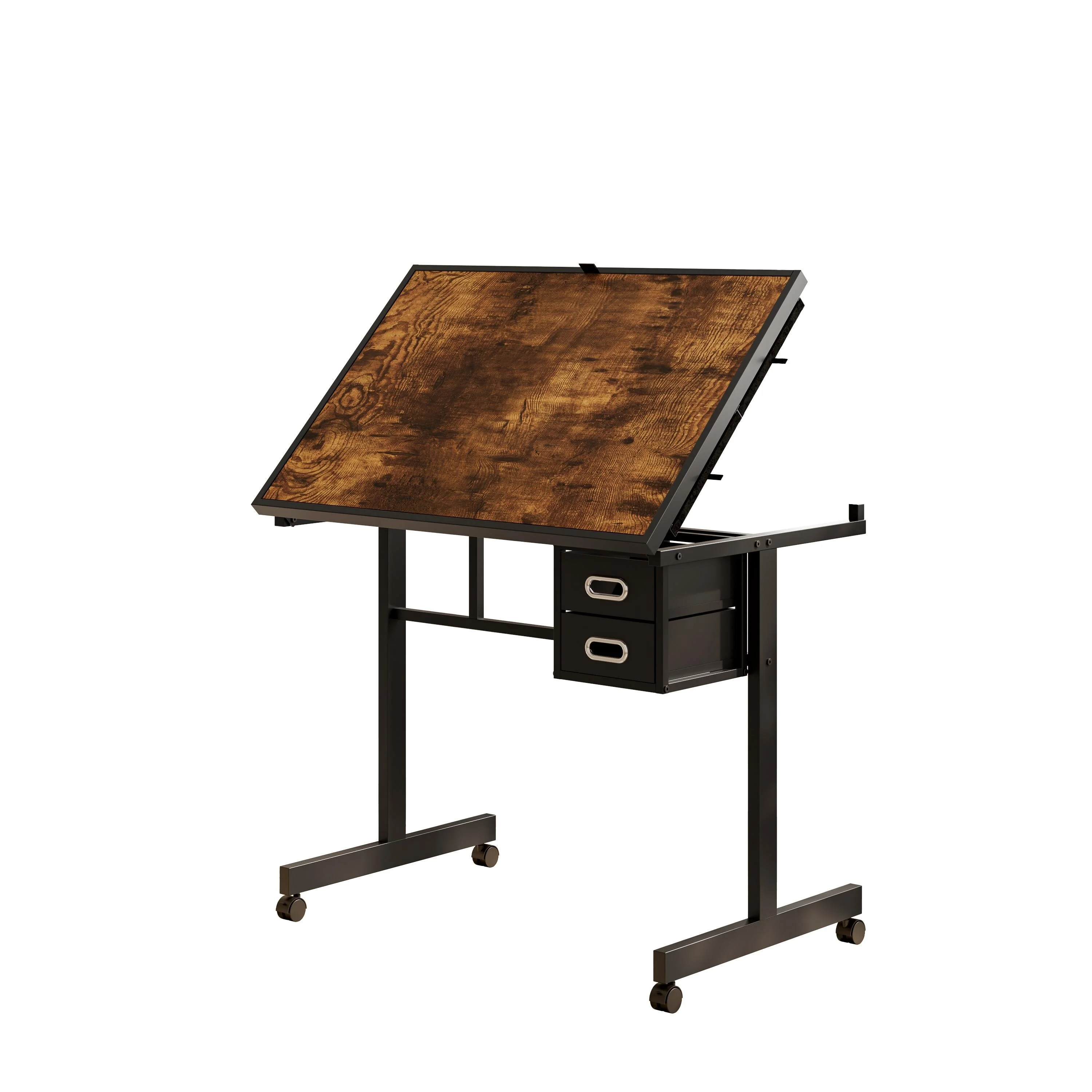 1000 Pieces Jigsaw Puzzle Metal Table Board with 4 Trays and 2 Drawers