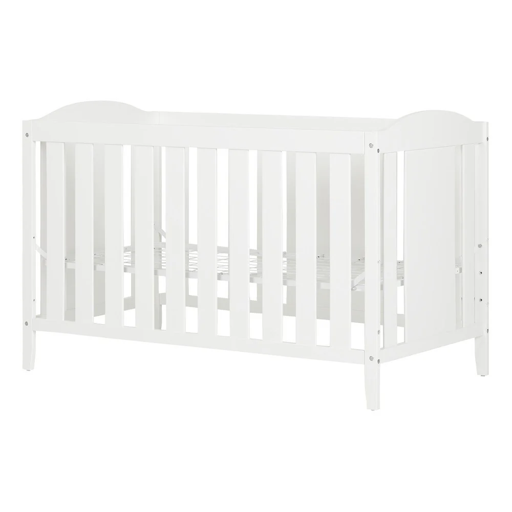 South Shore Reevo Crib and Toddler's Bed, Pure White