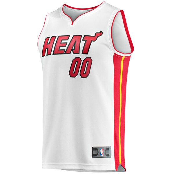 Miami Heat  Youth Fast Break Custom Replica Jersey - Association Edition - White