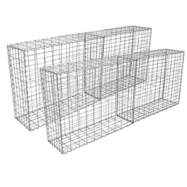 Lot de 4 Paniers de Gabions 100 x 95 x 30cm