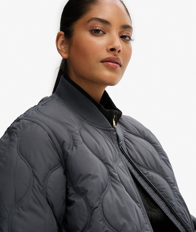 Short Quilted Liner Jacket