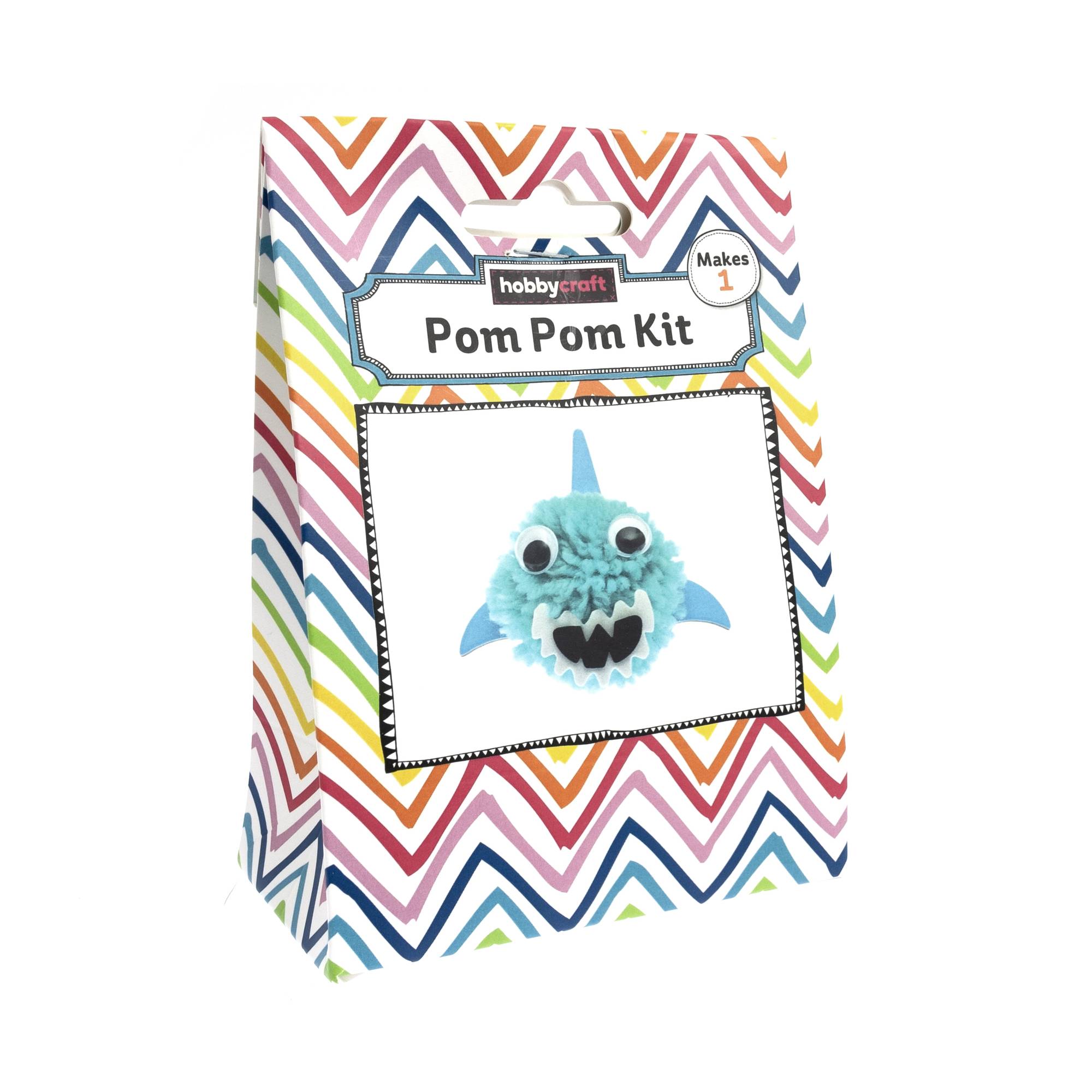 Shark Pom Pom Kit