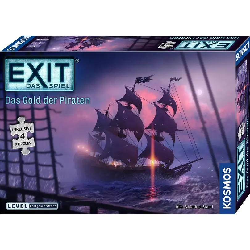 Escape-Spiel 4-teilig Exit