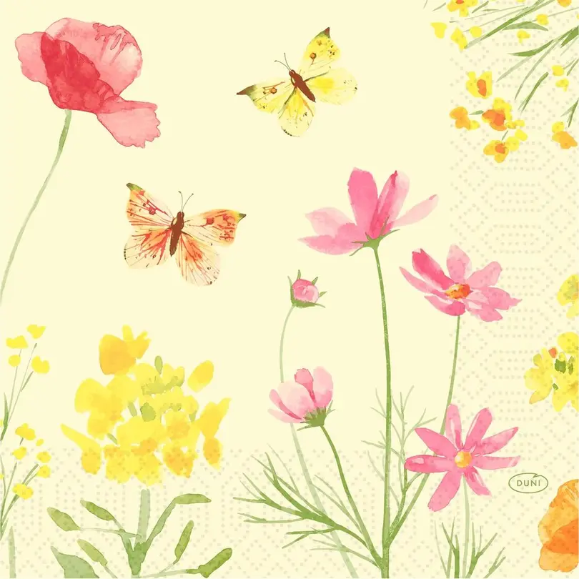 Serviette 50er-Set Poppy Field