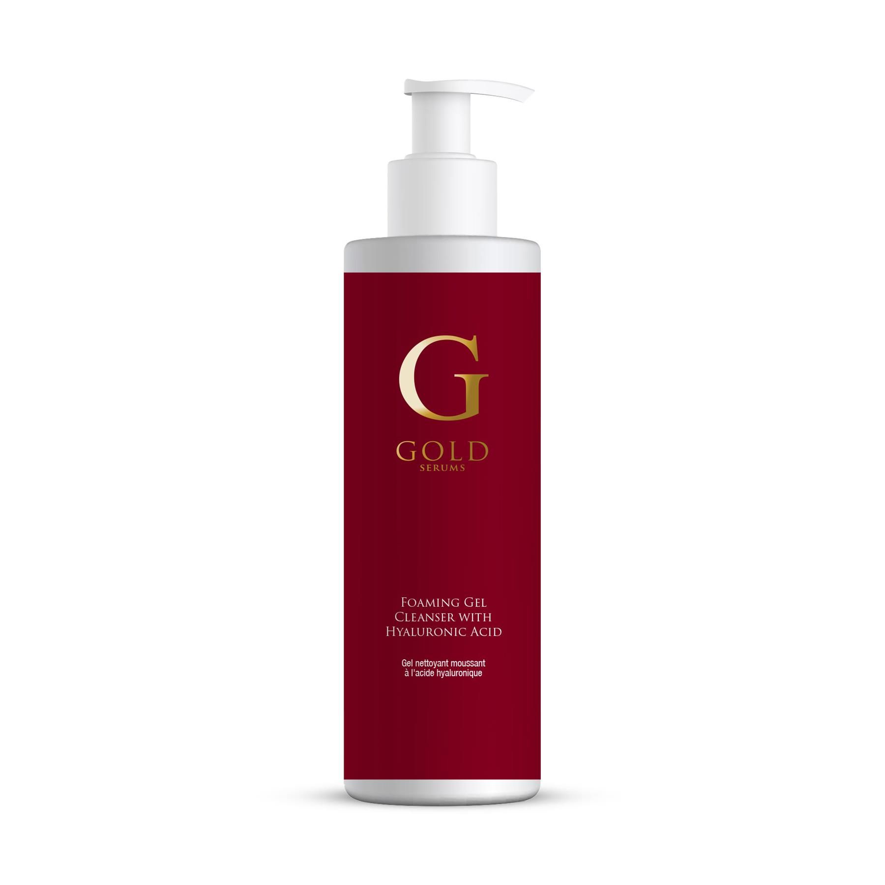 Gold Serums Foaming Mousse Anti-Ageing Cleanser with Hyaluronic Acid 200ml