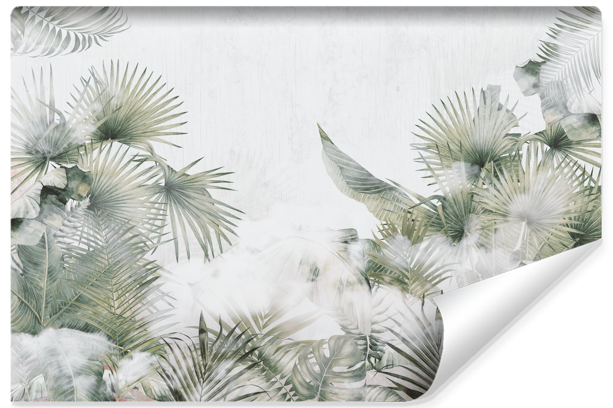Fototapeta Do Salonu Abstrakcyjne Liście Palmowe 90x60cm