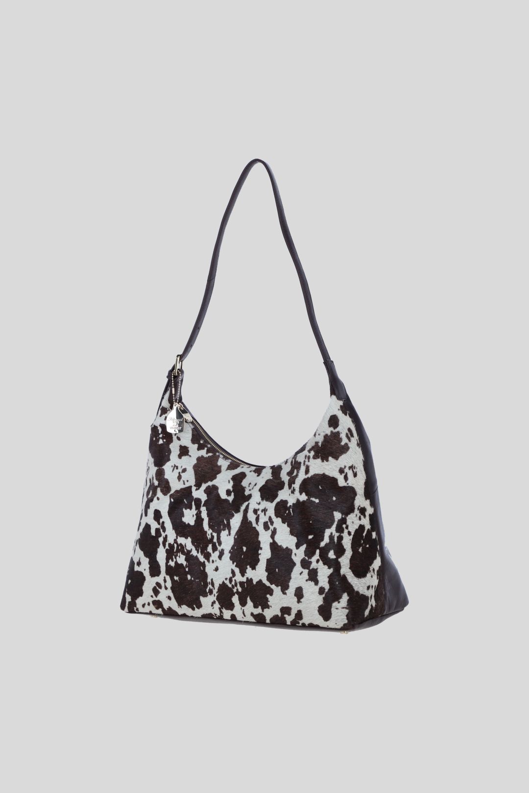 Ashwood Leather Leather Hair-on-Hide Shoulder Bag with Adjustable Strap