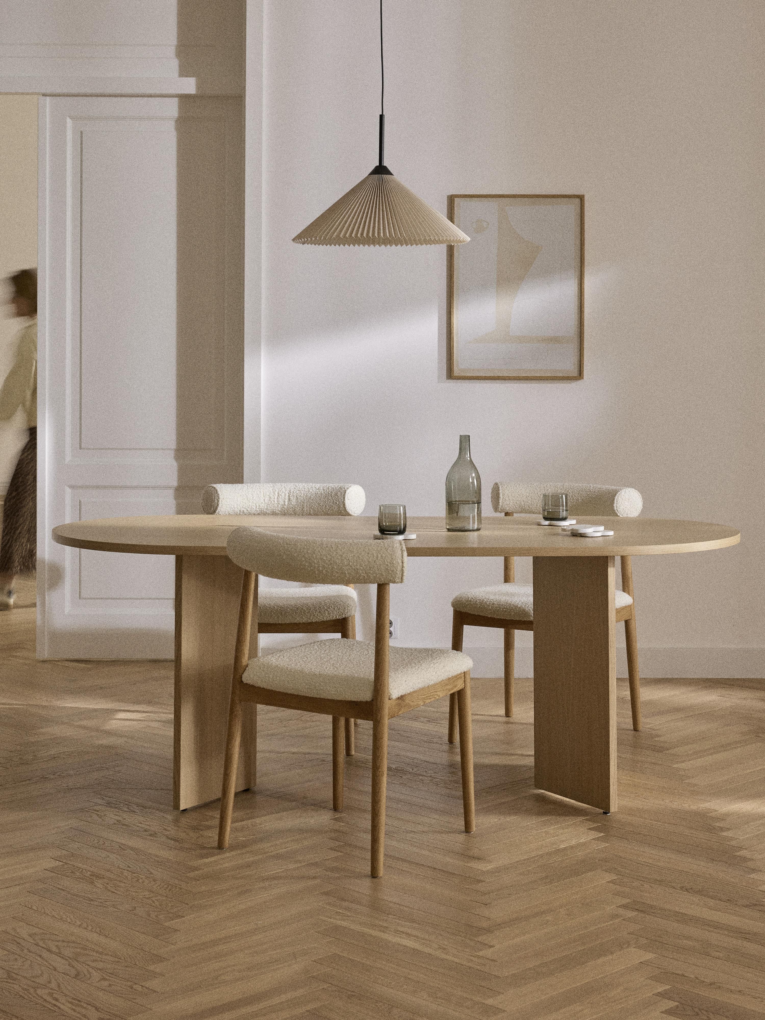 Ovaler Holz-Esstisch Toni, in verschiedenen Größen