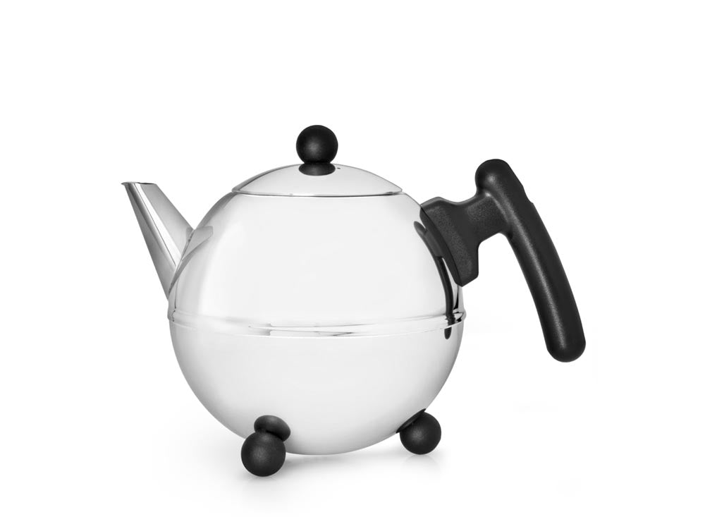 Bredemeijer - Theepot Bella Ronde 0,75L zwart besl.