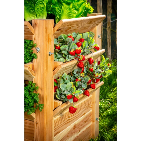 Hochbeet, BxHxL: 124 x 73 x 91 cm, Holz