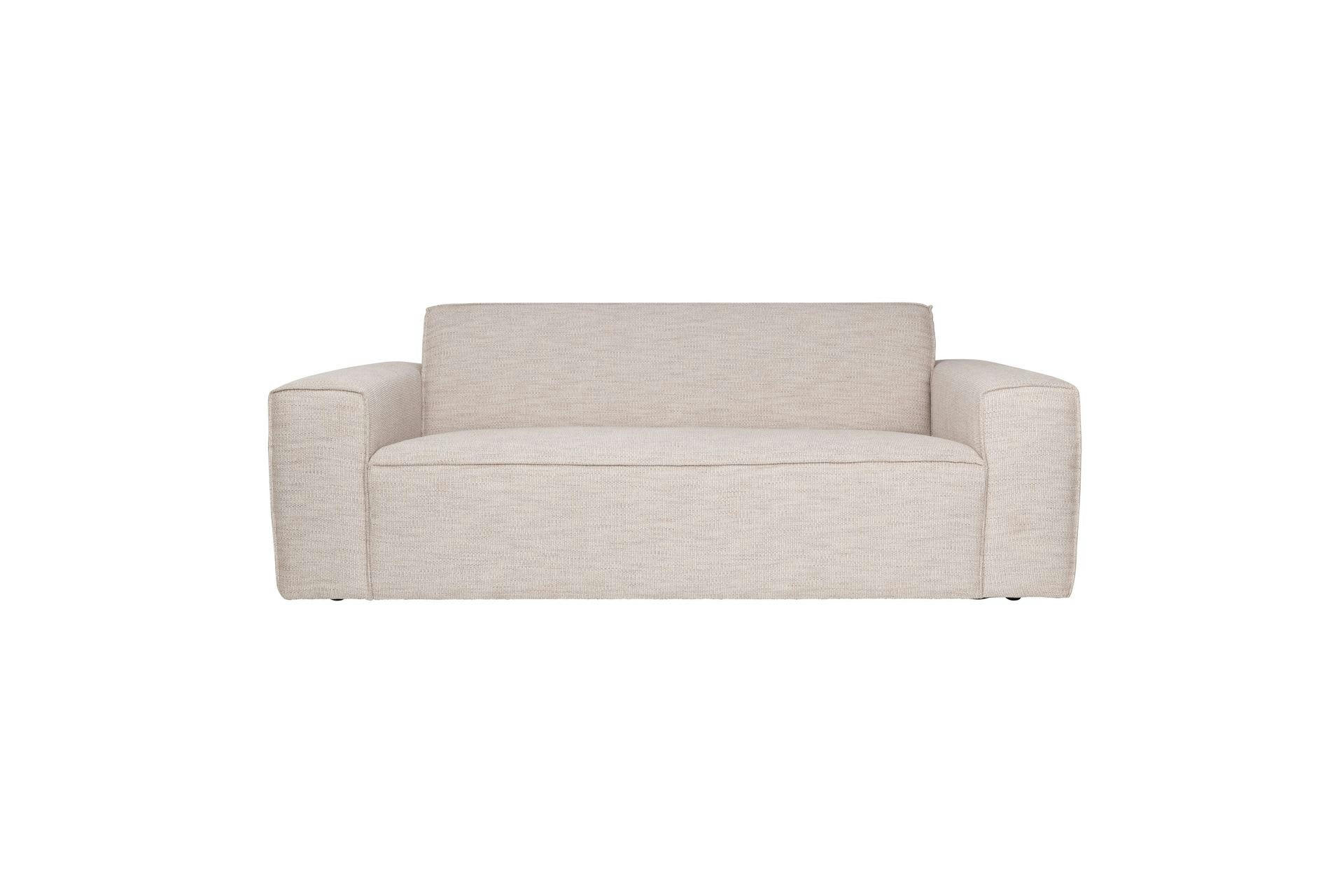 BOR - Canapé 3 place en tissu beige