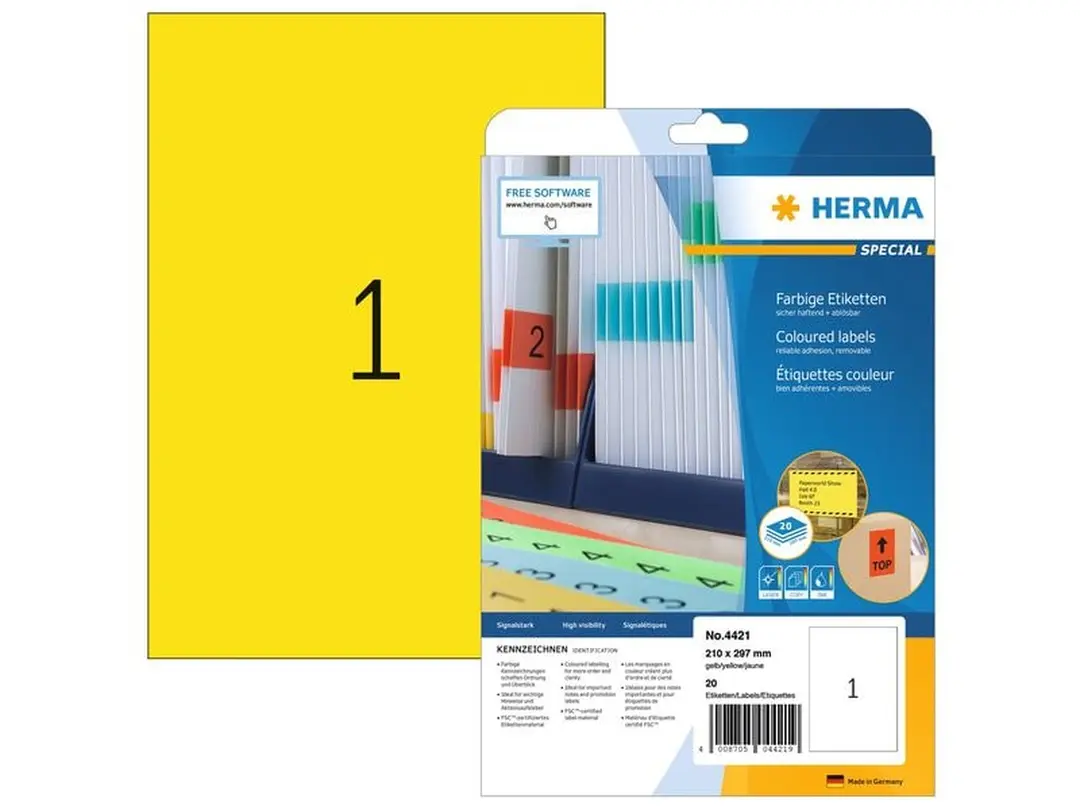 Etiketten 20er-Set Herma
