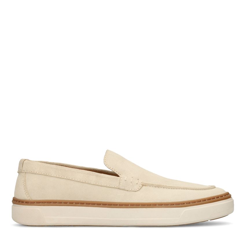 No Stress Beige suède loafers