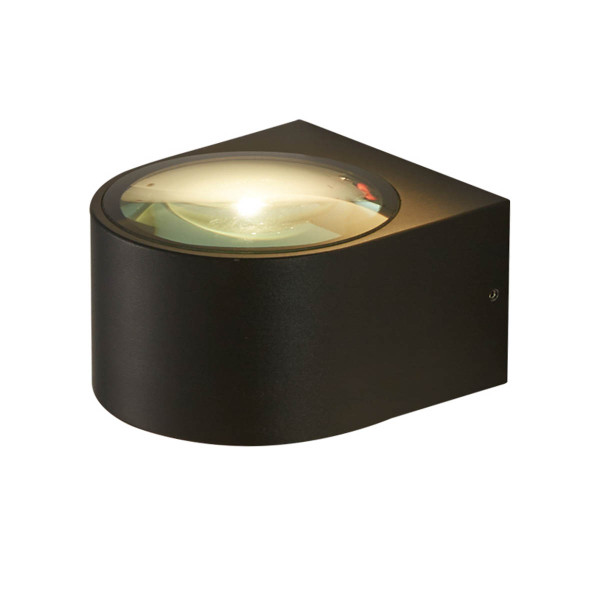 Kinkiet zewnętrzny Pesaro 4K czarny piaskowany LED 5W 4000K 510lm Italux