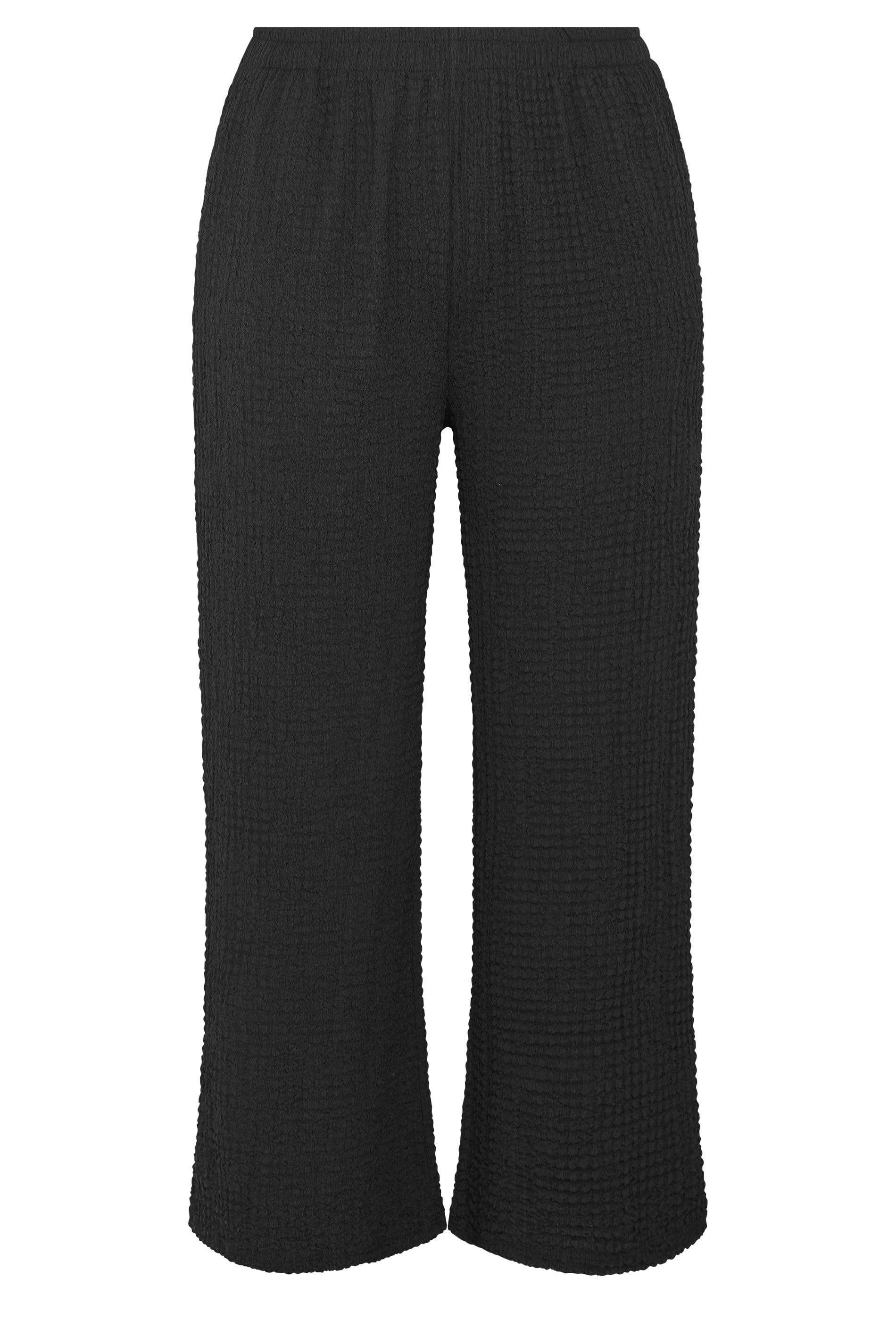 Yours Bubble Textured Trousers