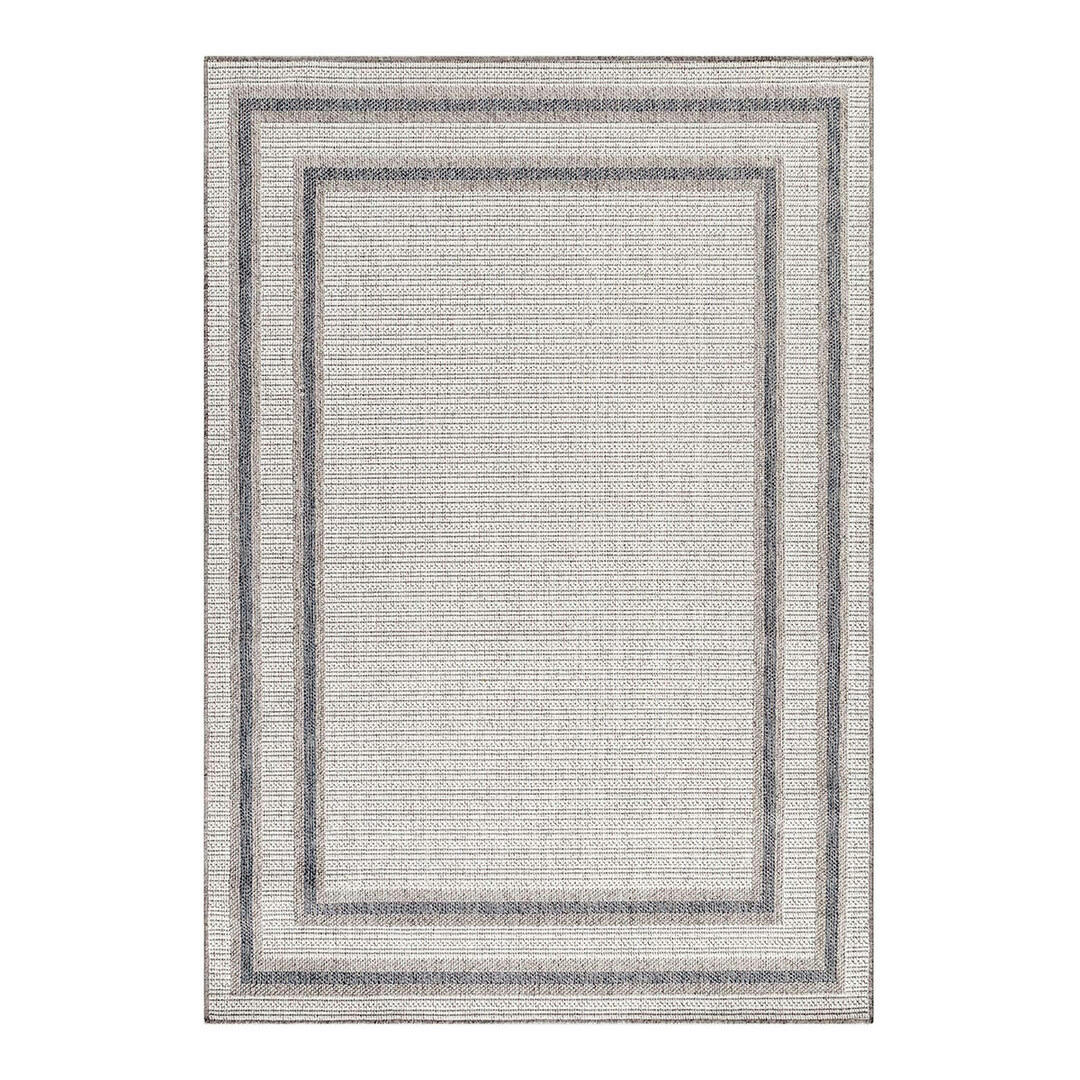RUBA - Tapis  design en polypropylène crème 80x150