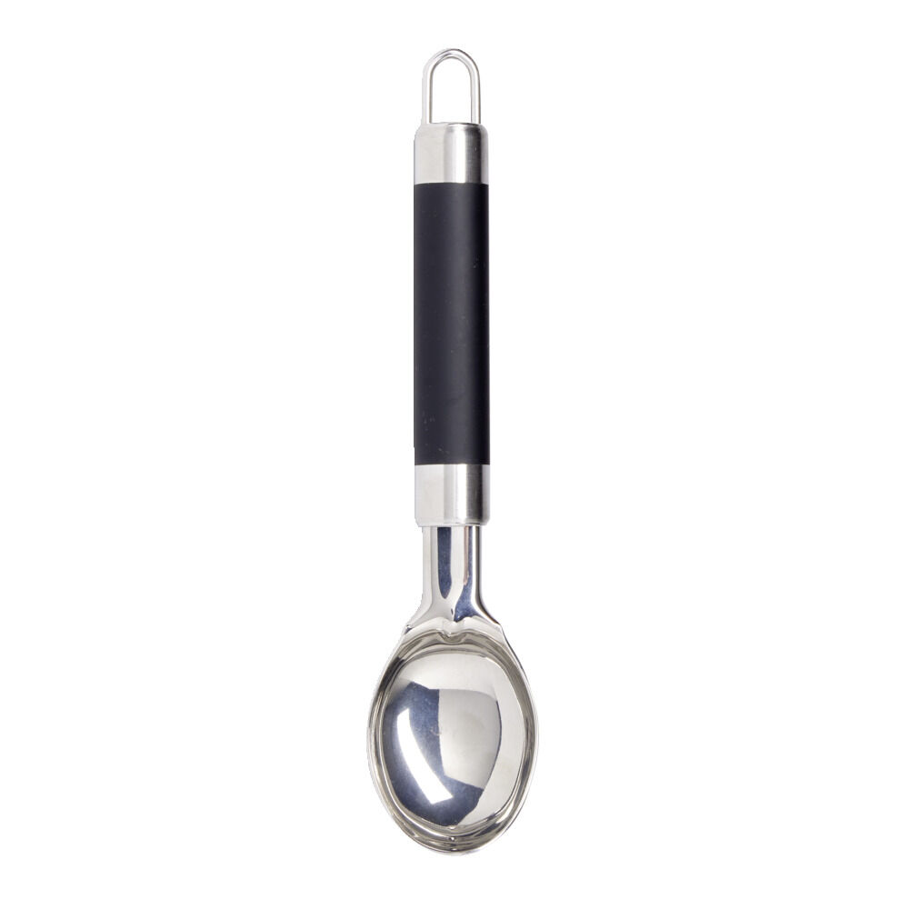 Cuillère à glace en inox avec manche en plastique L.19,5cm