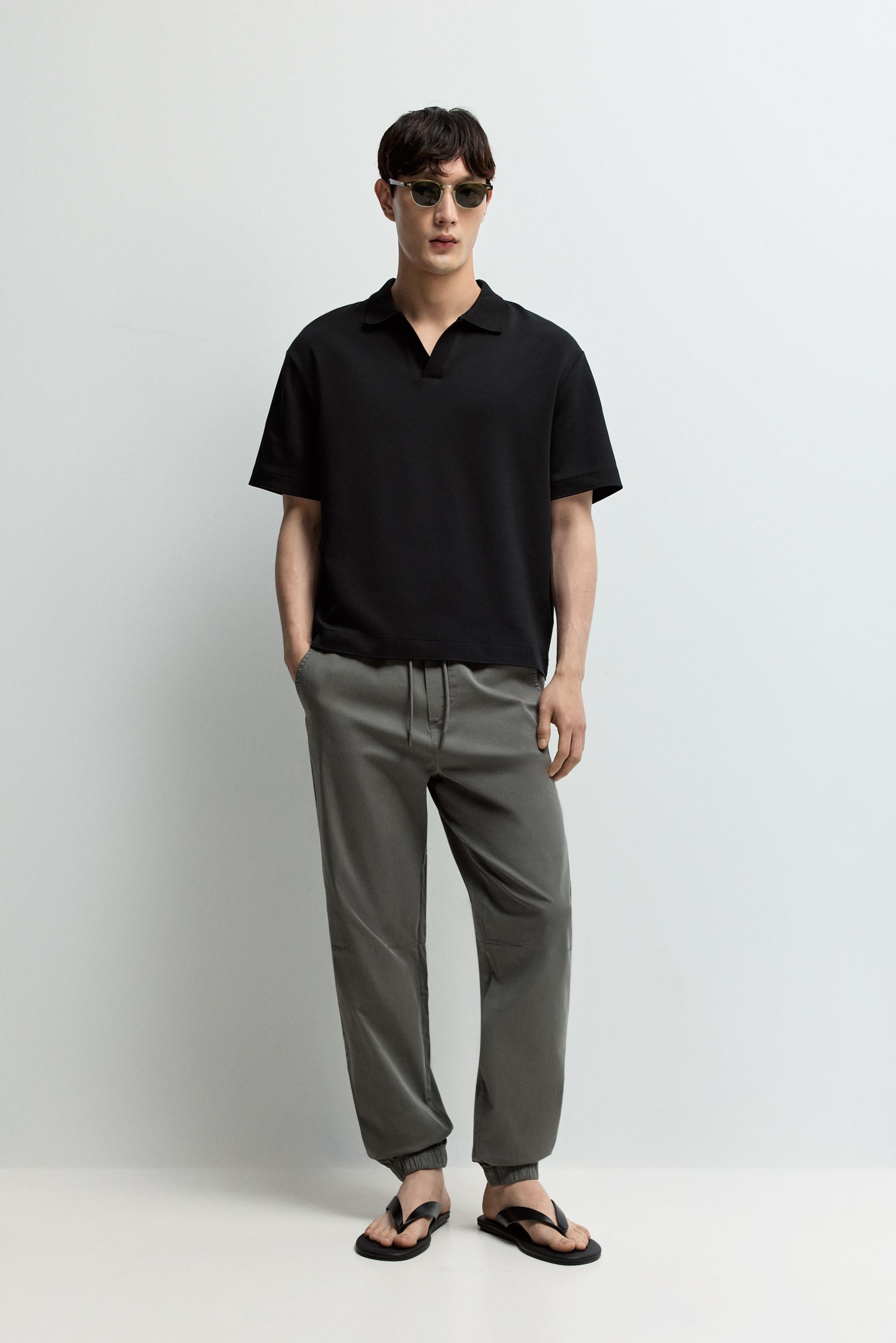 Pantalón jogger bajo elástico