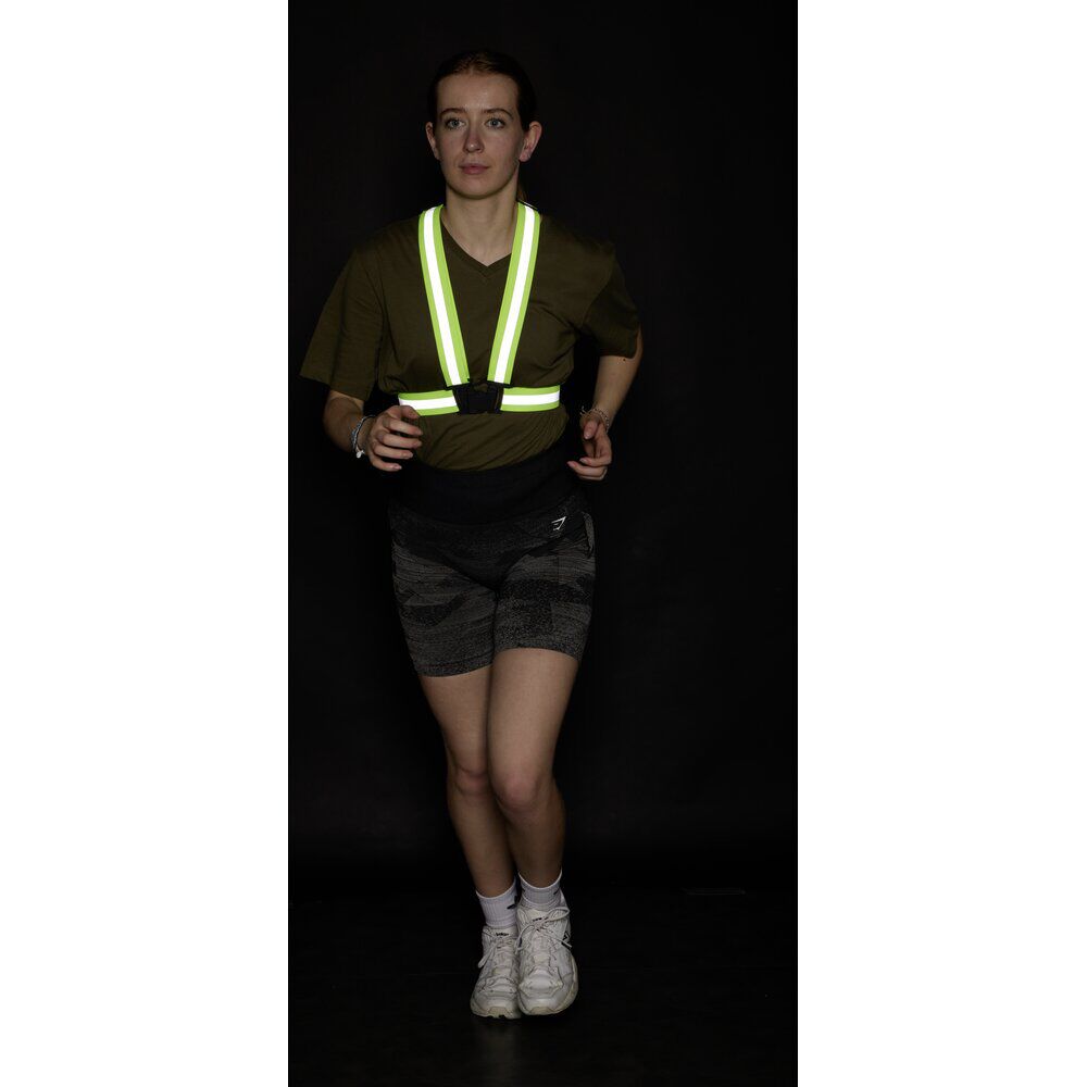 Gilet réfléchissant ajustable taille universelle jaune fluo