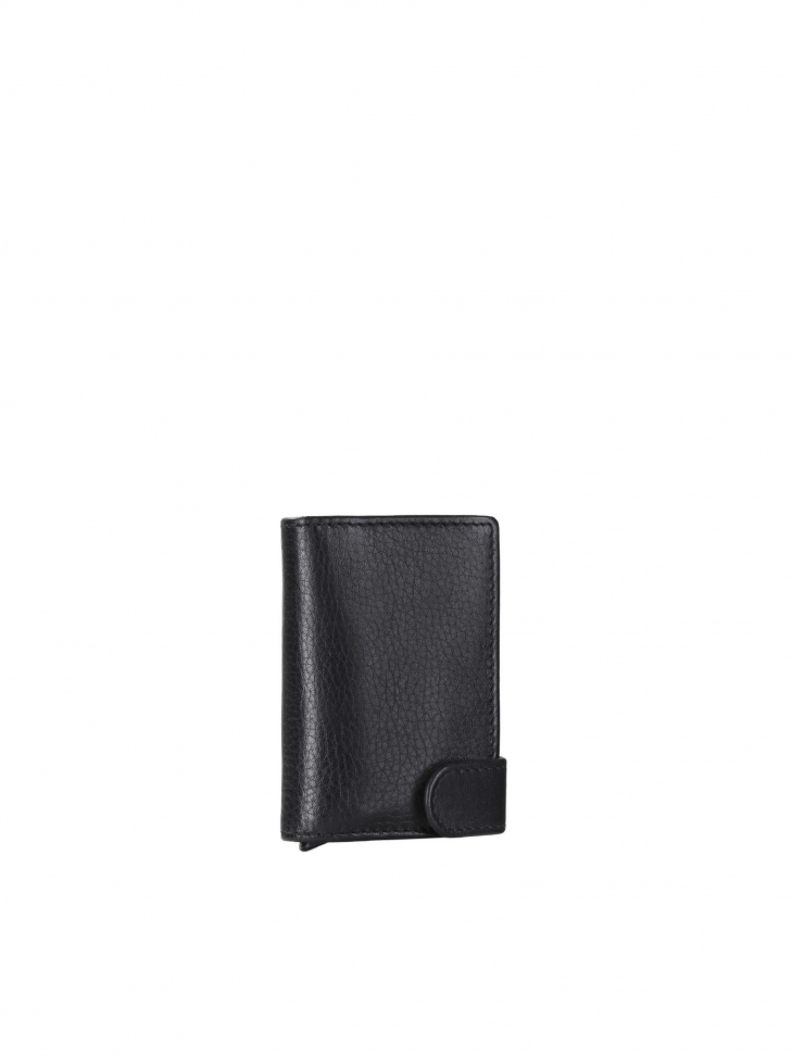 Men's black automatic wallet