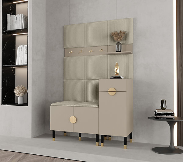 Ensemble de garde-robe Palermo 5 200x126x46 (Cachemire   Poso 100)