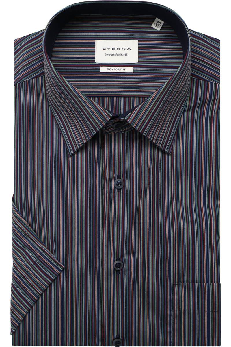 ETERNA Comfort Fit Hemd marine, Gestreift