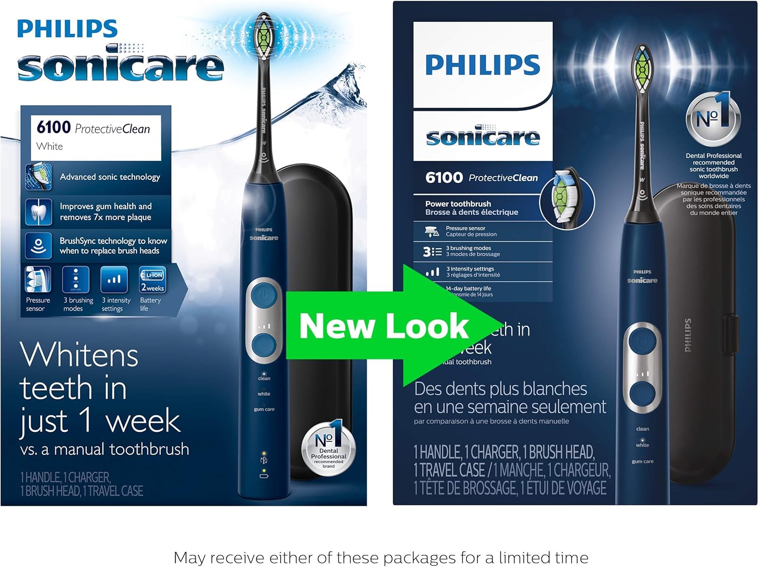 Philips Sonicare ProtectiveClean 6100 Rechargeable Electric Toothbrush