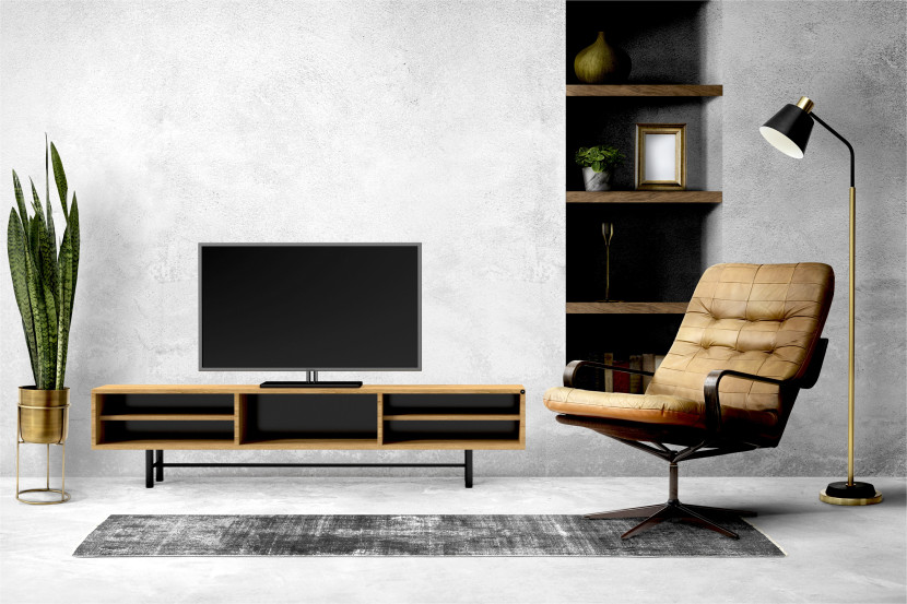 Emra Wood RTV-61 Szafka Rtv Dąb Loft