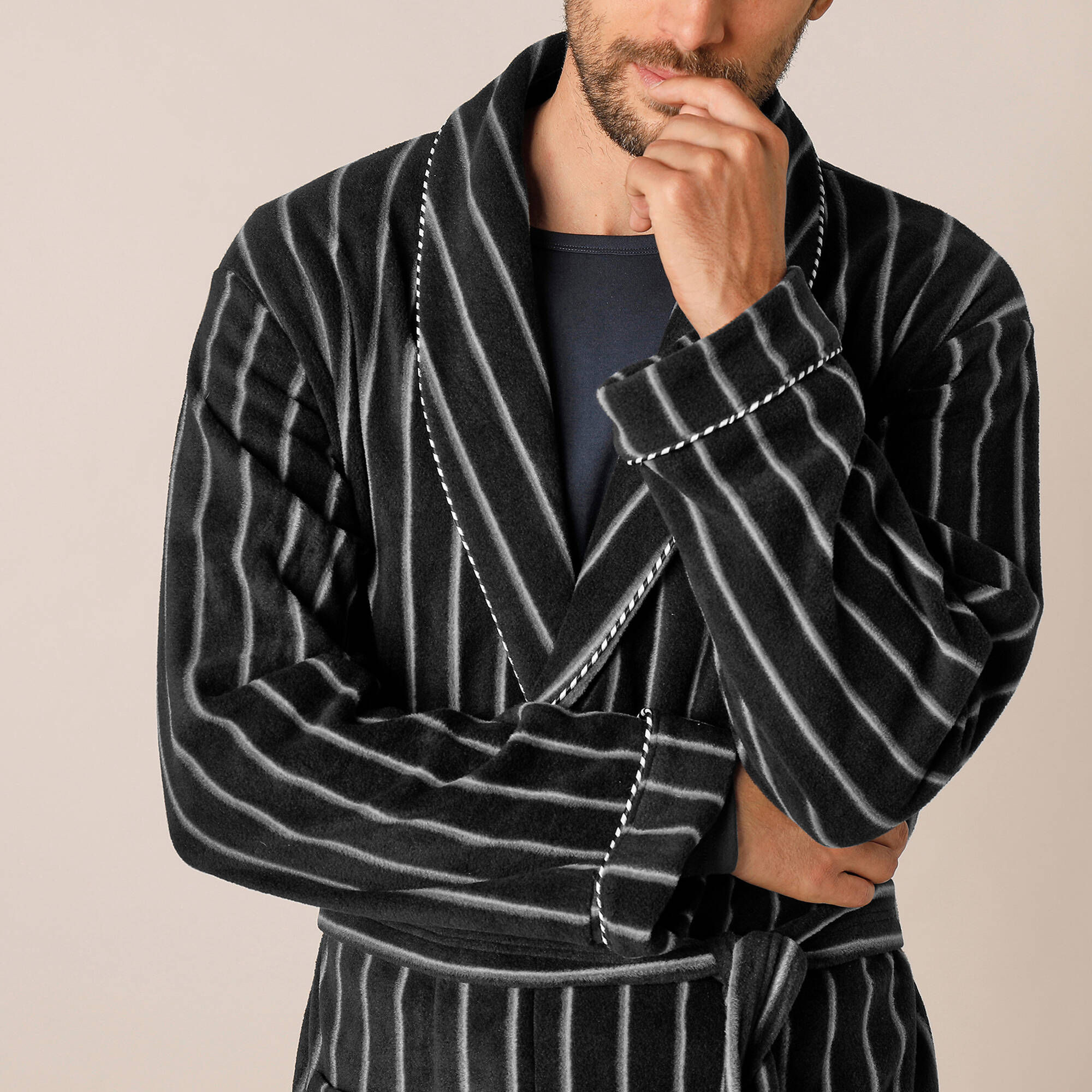 Robe de chambre maille polaire