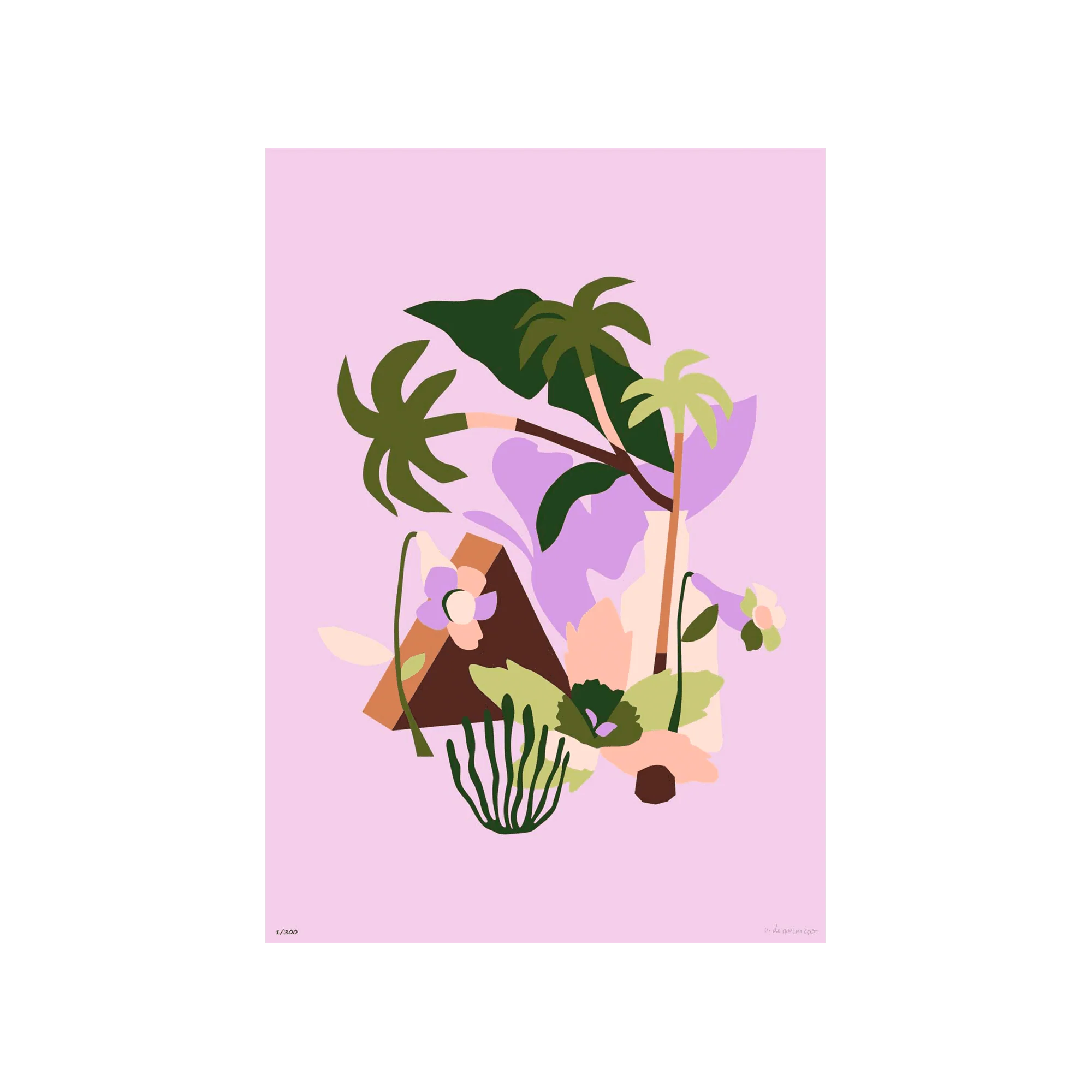 Sergeant Paper Affiche HERBES FOLLES A3 30 x 42 cm