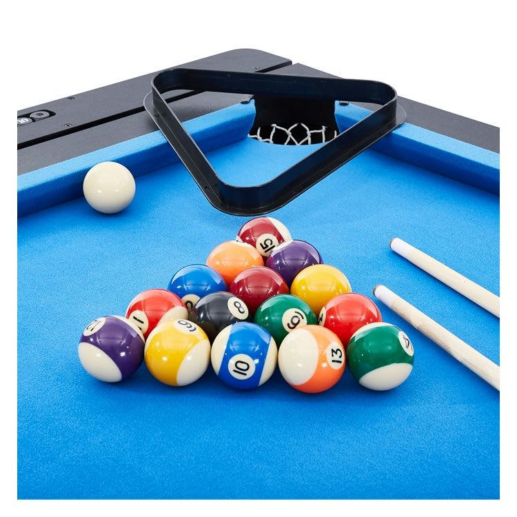 GOUMI - Table multi-jeux 2 en 1 billard et air-hockey
