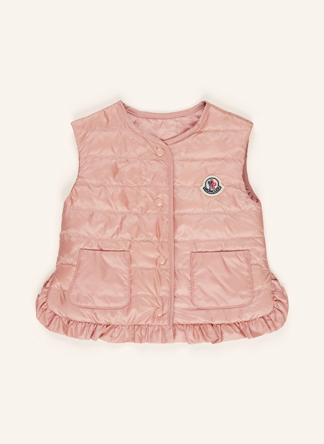 MONCLER enfant Daunenweste PORTIA mit Rüschen