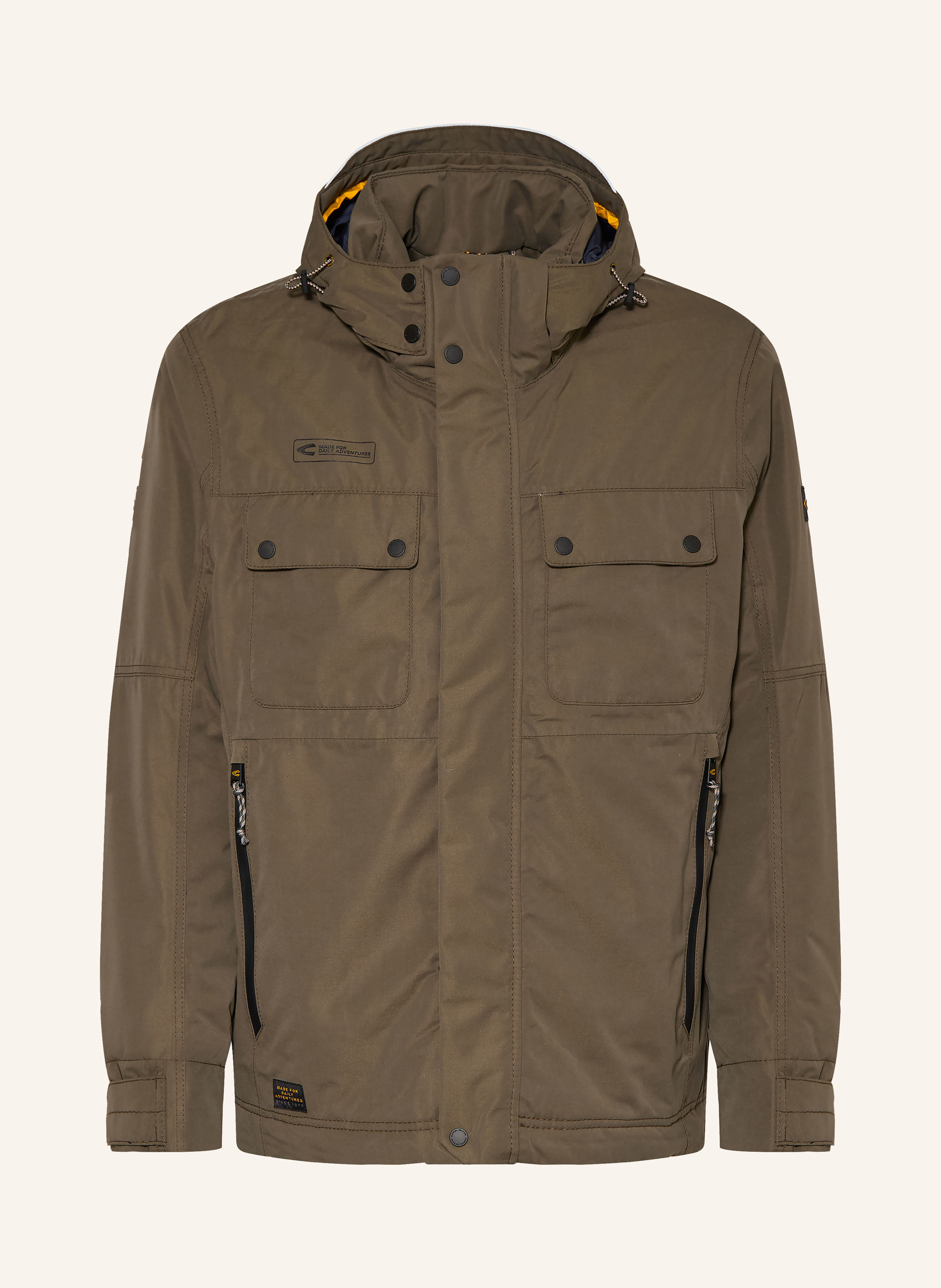 camel active Funktionsjacke mit abnehmbarer Kapuze