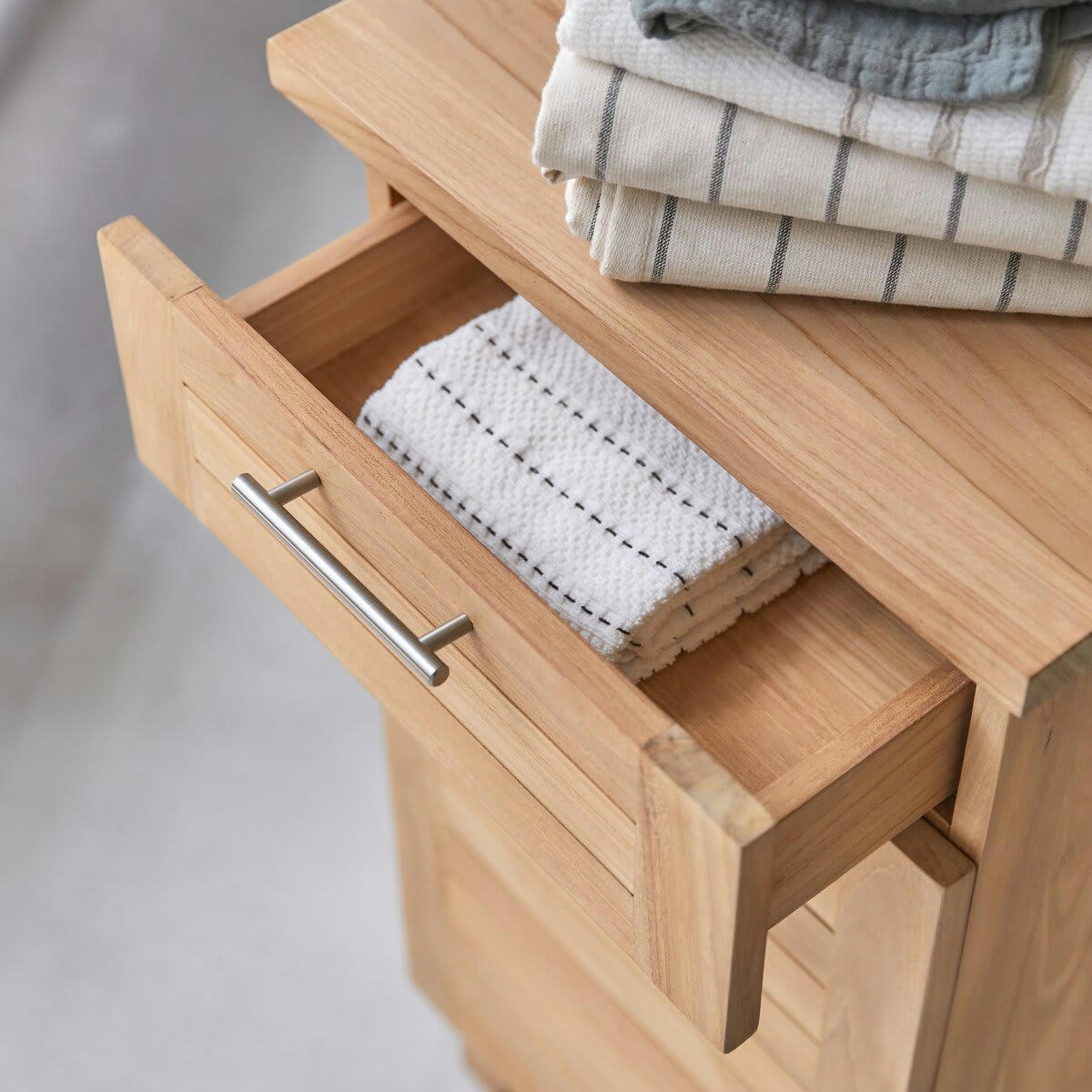 SOHO - Elément bas en teck massif