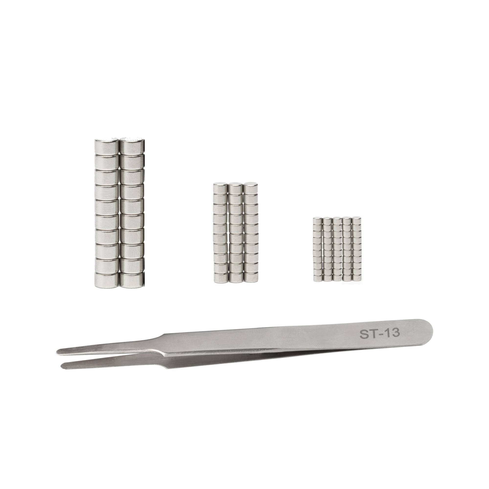 Modelcraft Magnet and Tweezer Set 100 Pieces