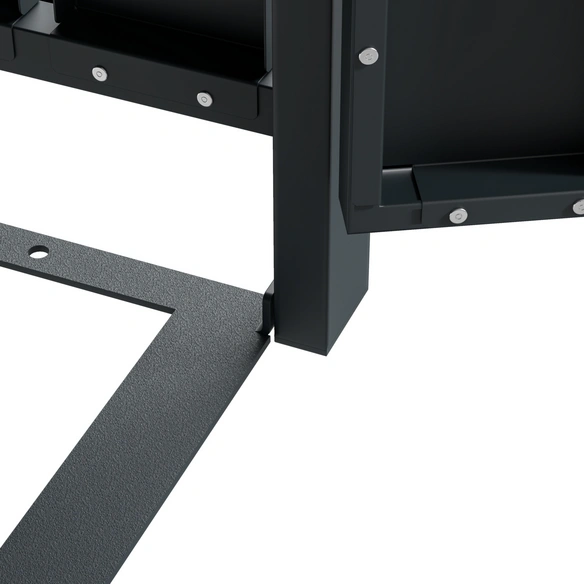 Mülltonnenbox »Planta«, BxHxT: 200 x 124,5 x 84 cm, für 3 x 240 L Mülltonnen, Stahl