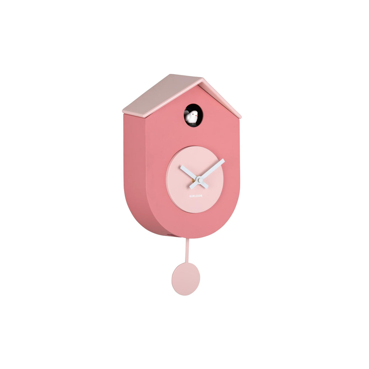 Karlsson wandklok Grato Cuckoo - roze - 9.2x17.5x33.2cm