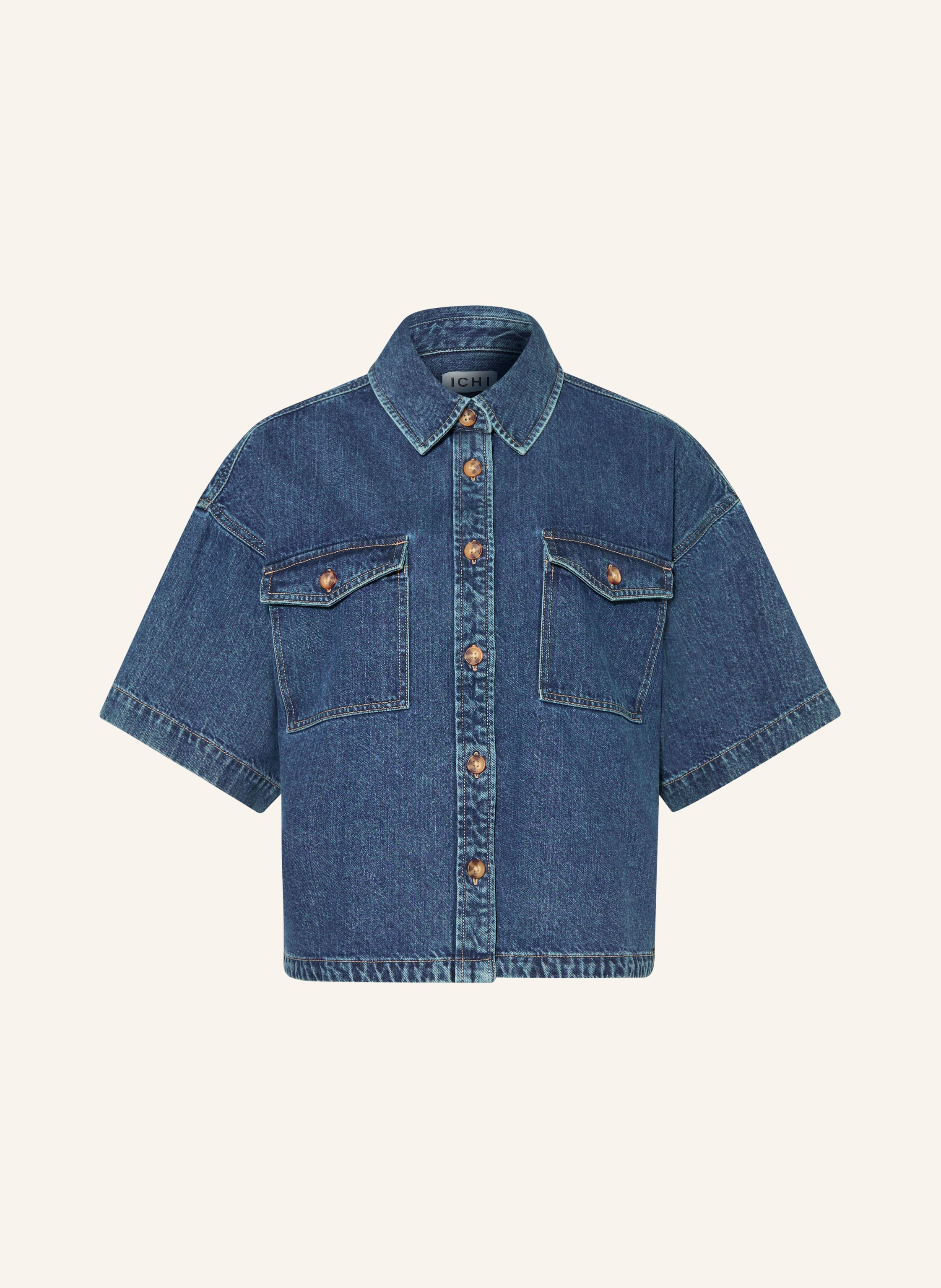 ICHI Jeansbluse IHKAMINA