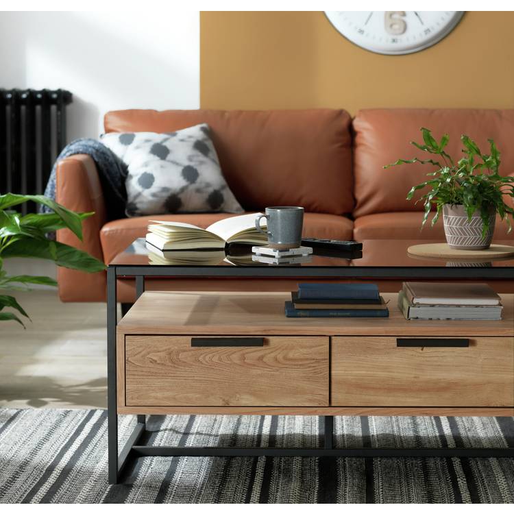 Habitat Nomad Oak Veneer Coffee Table - Natural