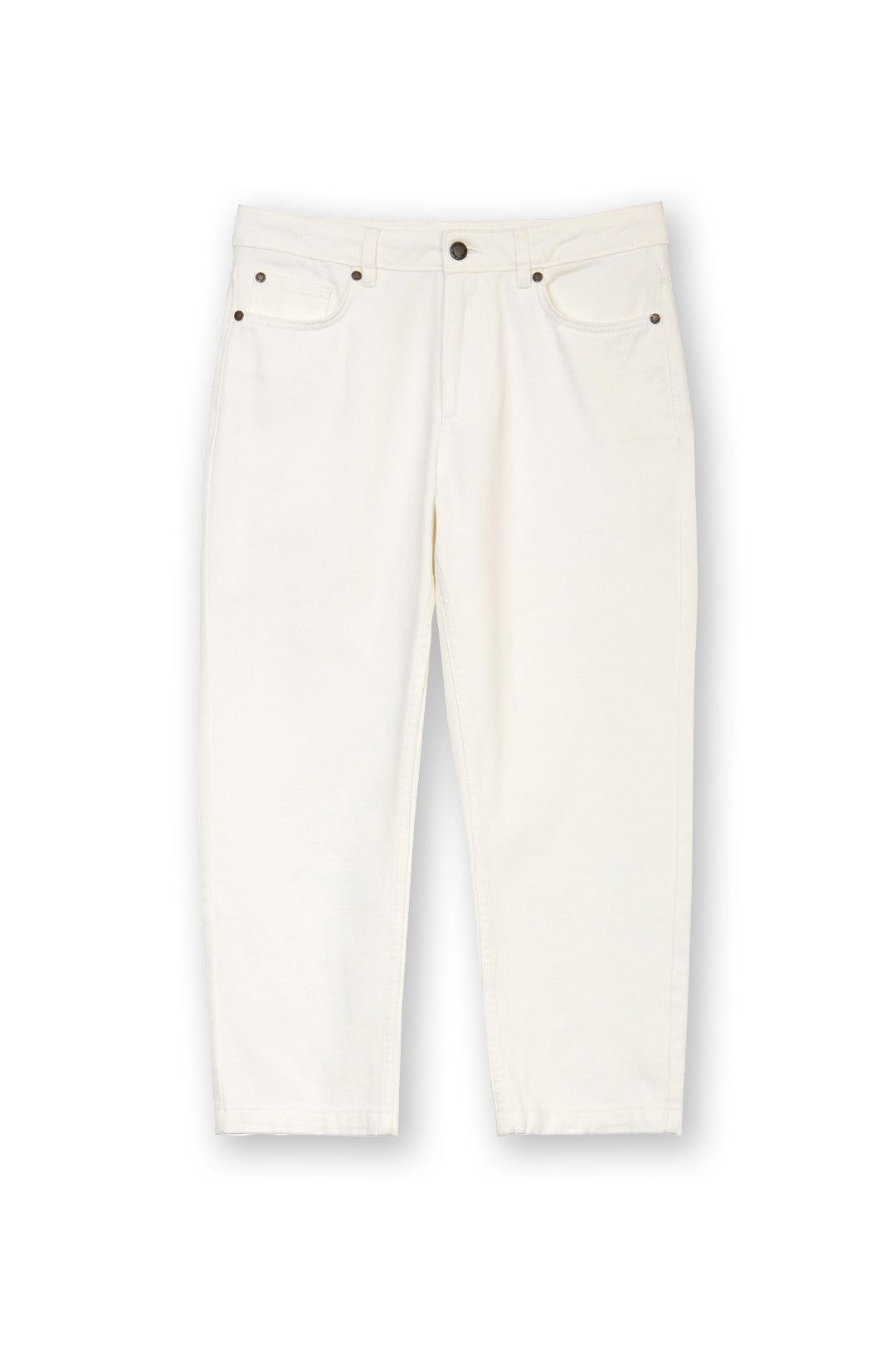 Kite Newton Cropped Straight Leg Jeans Ivory